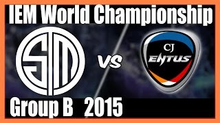 Team Solomid VS CJ Entus | IEM World Championship Katowice 2015 Group B |TSM vs CJE| HD 720p