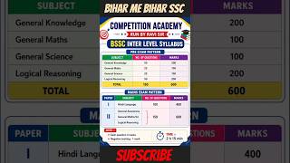 🚨 Bihar SSC 2026 New Syllabus Out | पूरा Syllabus & Exam Pattern | Bihar SSC Preparation Strategy