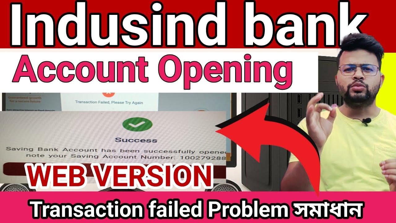 New Update | Indusind bank Account Open With ATM Card | Loging Problem হবে না আর 