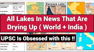 UPSC Is *Obsessed* with Drying Lake !! || UPSC PRELIMS 2023