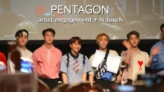 PENTAGON 『 artist engagement + hi touch 』 @ KCON NY 180623