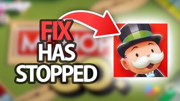 How To Fix MONOPOLY GO Game App Has Stopped | Step By Step