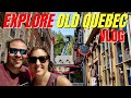 Exploring Quebec City Canada VLOG - Old Quebec, Funicular, Château Frontenac & More