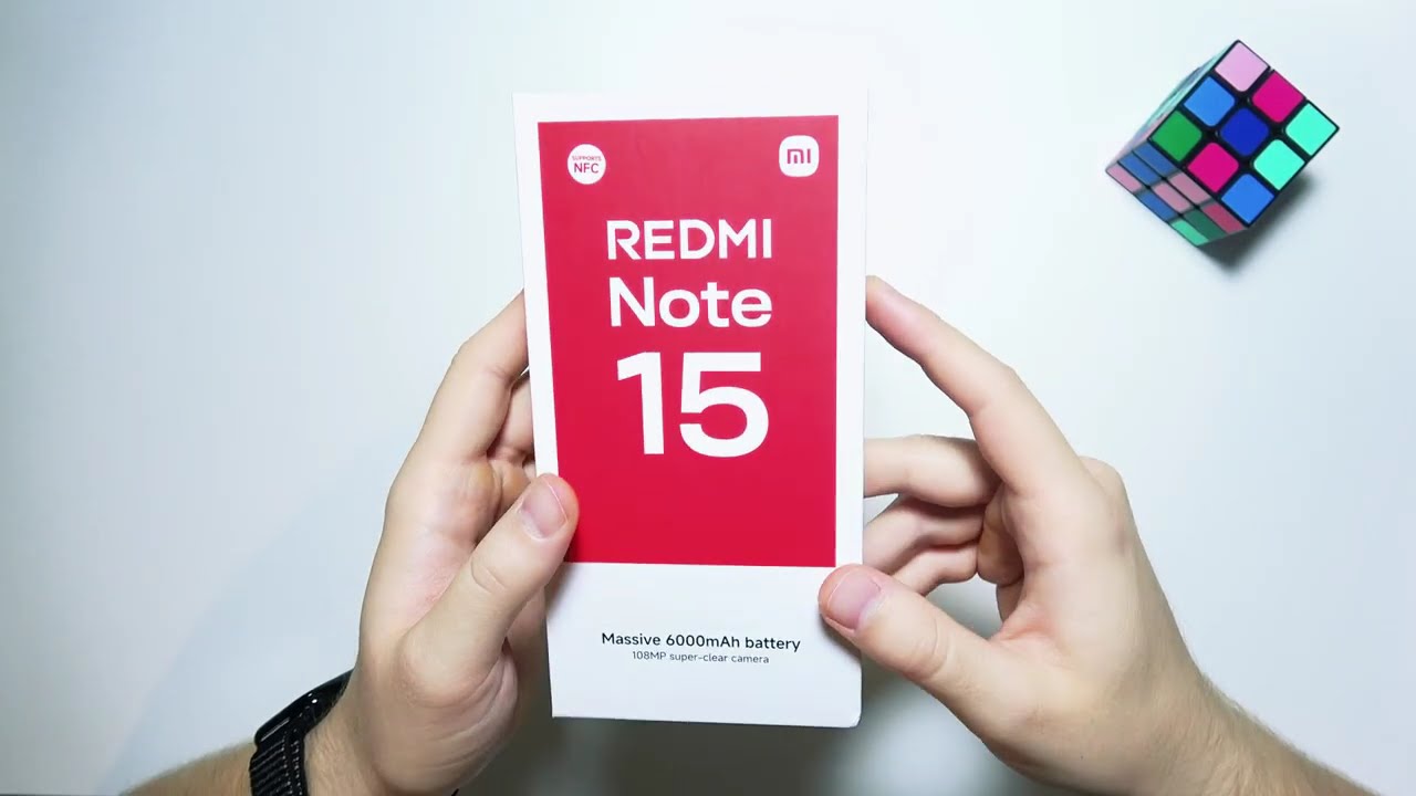 Новый Redmi Note 15: полная распаковка, характеристики и содержимое коробки.