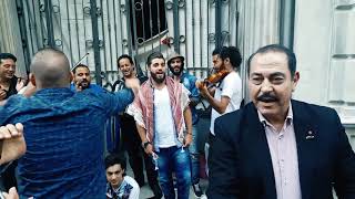 لطفي بوشناق مع الفرقة الموسيقية العربية في شارع الاستقلال - تقسيم - اسطنبول