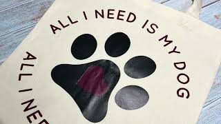 Cricut Heat Transfer Vinyl | HTV | On Tote Bag