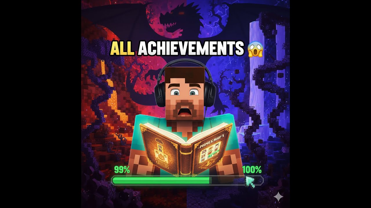 ALL MINECRAFT ACHIEVEMENTS IN ONE STREAM 😱