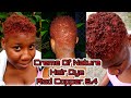 HOW TO: DYE YOUR 4A TWA USING THE CREME OF NATURE HAIR DYE|RED COPPER (6.4)|NO BLEACHING NEEDED