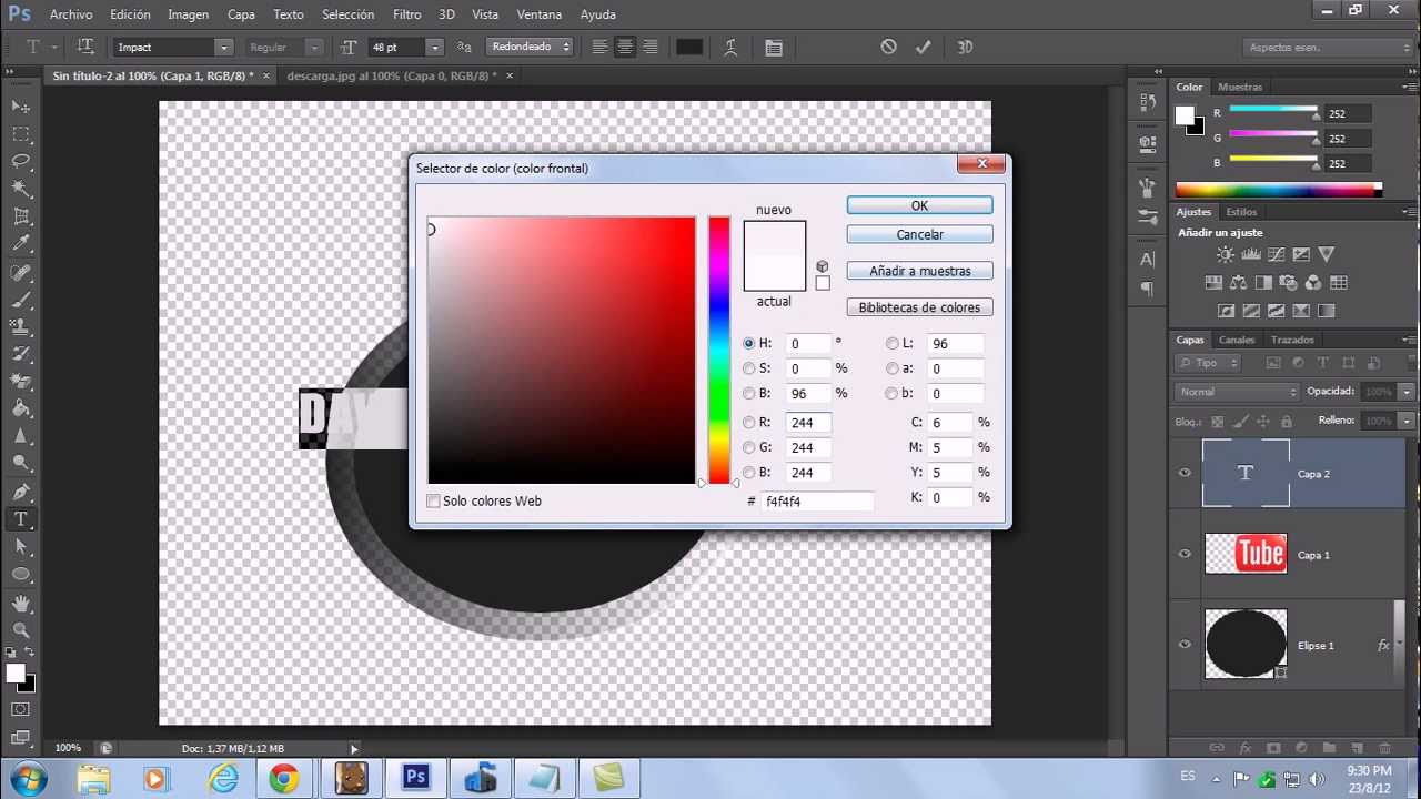 Hacer Un Logo Con Photoshop Cs6