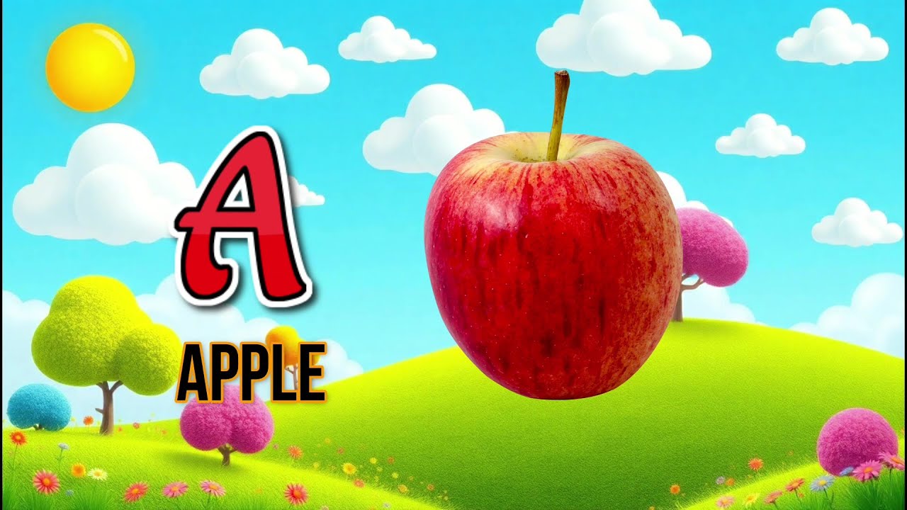 ABC Song for Kids | A for Apple & Fun Alphabet Song with Cute ...