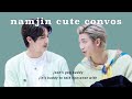 namjin&#39;s cute convos | 랩진 아무말 대잔치 BTS