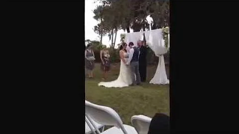 Caitlyn and Jared Mauldin's wedding, Flagler FL