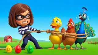 🚓 Missing at the Farm! 🐣🦚🦆 Police Man on a Quiet Rescue Mission | Old Macdonald Farm Story screenshot 5