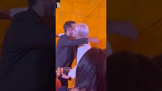 Felix hugging, greeting and taking pictures with Nicolas Ghesquière!🤍