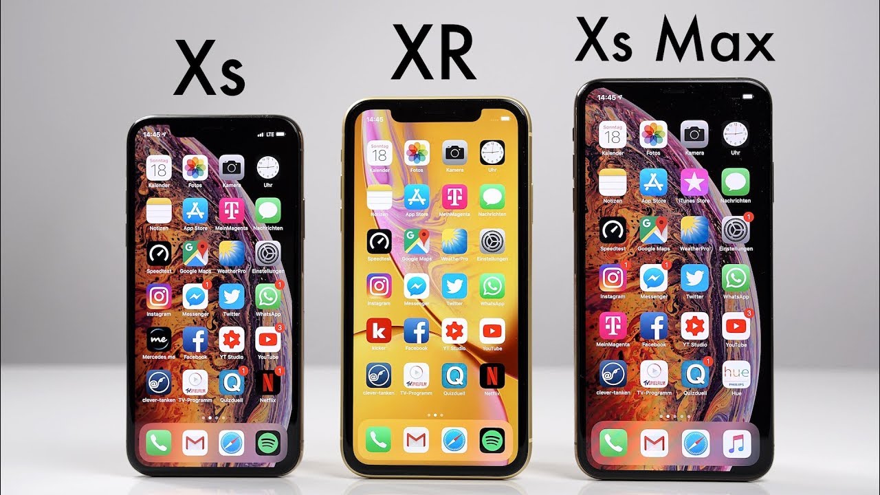 Vergleich iphone xr xs | iPhone XR vs. iPhone XS: Das sind die größten
