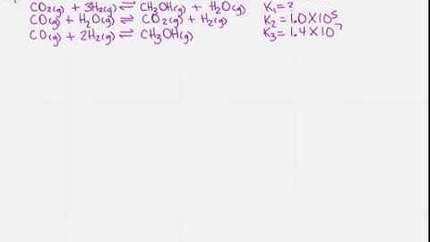 Predict equilibrium constant from two other reactions