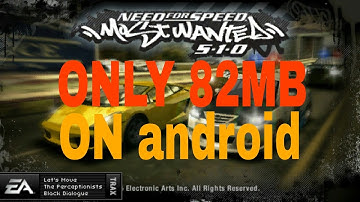 ❤[82MB] How to download Need For Speed Most wanted only 82 MB highly compressed on Android ❤