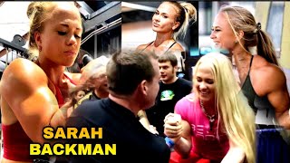 Sarah Backman - Womans Arm Wrestling Champion.