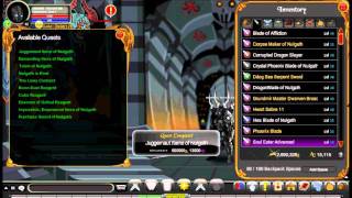 aqworldsarmorlist - Crystal phoenix blade of nulgath