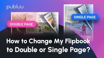 Change Your Flipbook to Single-Page or Double-Page | Publuu Tutorial