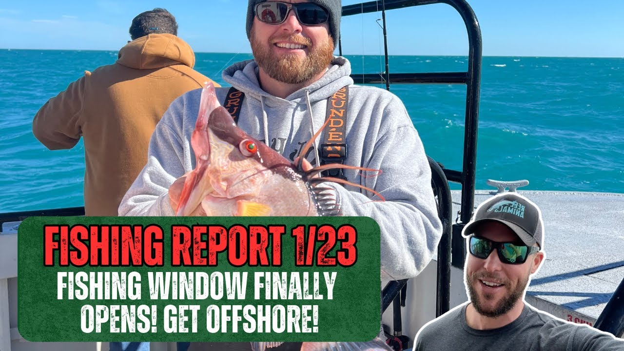 Fishing Report 1-23-2026 | FINALLY A WEATHER WINDOW!!!