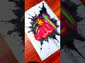 Allah Name Calligraphy | Beautiful Islamic Art #shorts