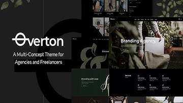 Overton - A Creative Multi-Concept Theme for Agencies and Freelancers | Themeforest Website