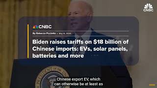 Why US tariffs won't stop China to sell EV cars