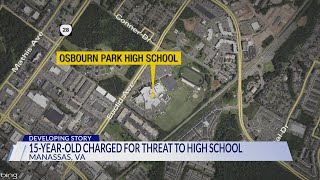 15-year-old Manassas student charged after allegedly making threat against high school