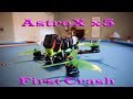 Astrox x5 first crash