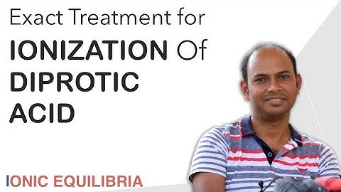 Derive Expression for Exact Treatment of Ionization of a Diprotic acid