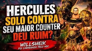 HERCULES SOLO CONTRA SEU MAIOR COUNTER DEU RUIM? #smite #smite2 #legueoflegends #moba #gameplay