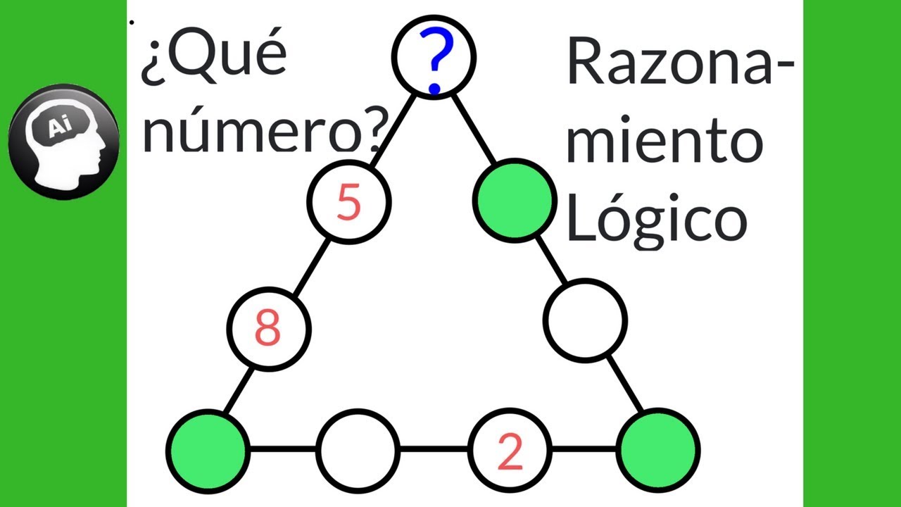 Consecutivo alma Fanático Razonamiento lógico, ubicar el número que falta - YouTube