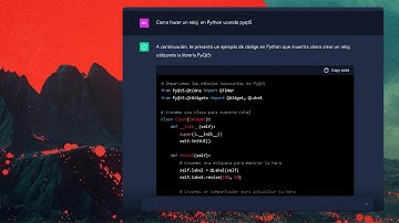 Crear Interfaces Graficas y resolver problemas  con  chatGPT