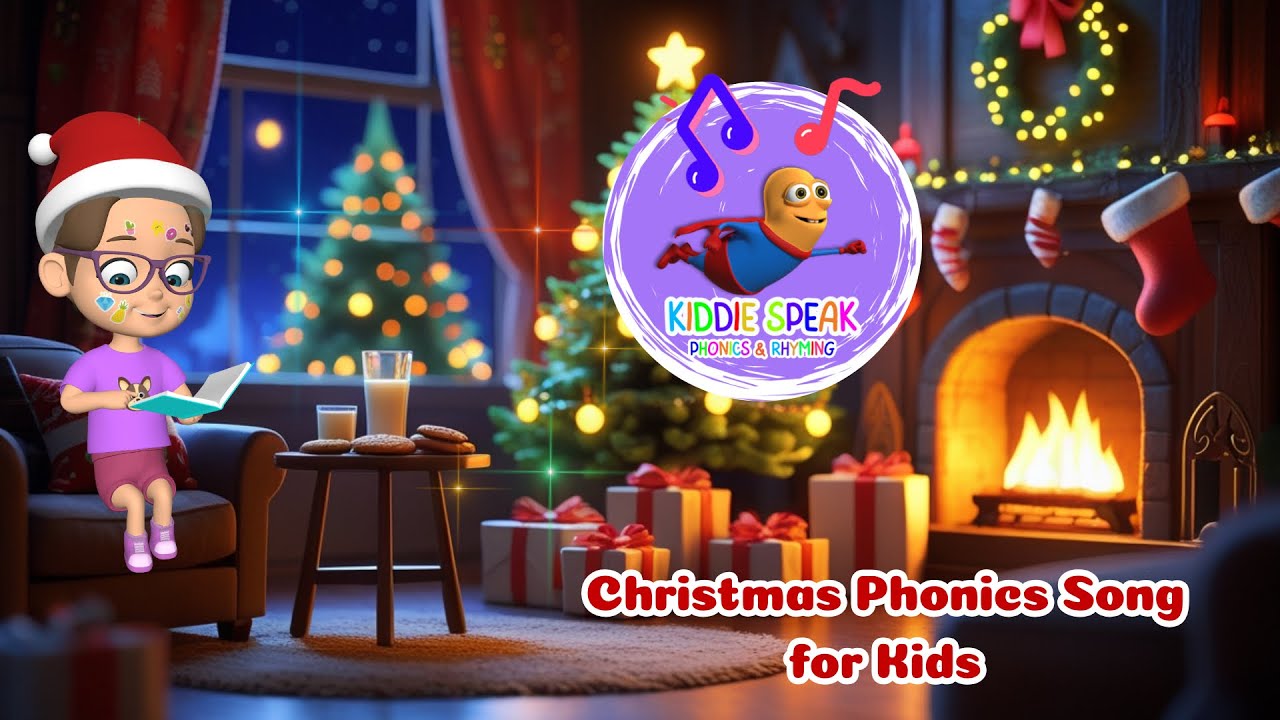 Wiggle and Wobble Winter Wishes | Christmas Phonics Song for Kids 🧑🎄🌲❄️