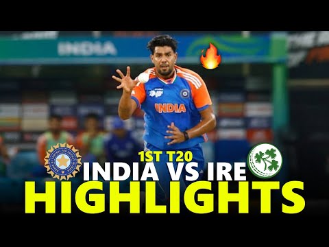 India vs Ireland Highlights 1st T20 2026 | IND VS IRE