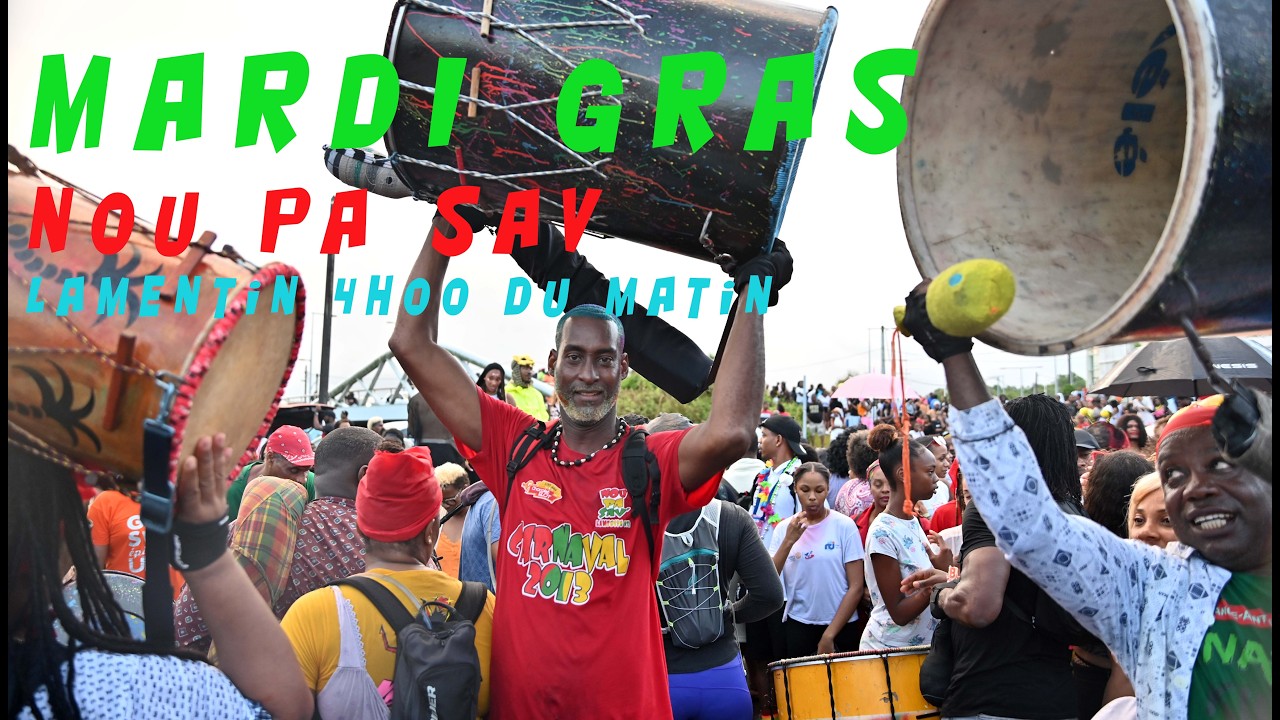 NOU PA SAV, mardi gras 4h du matin.
