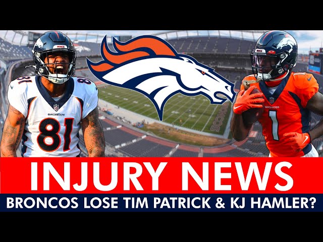 MAJOR Broncos News: Tim Patrick Out For Season With Achilles Injury? KJ  Hamler Waived With Injury? 
