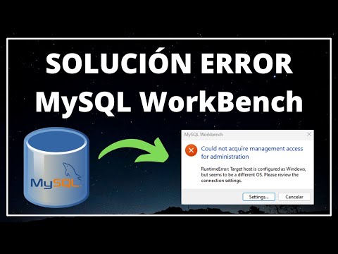✅ SOLUCIÓN Error MySQL Could not acquire Management access for Administration 🔧