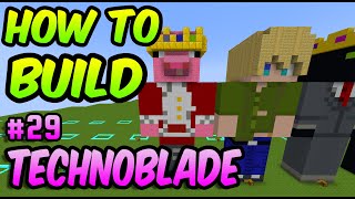 Technoblade Statue Tutorial (DreamSMP) - Minecraft Statues #24