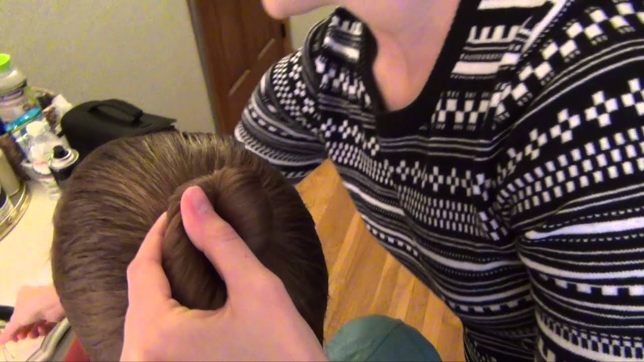 Dance Competition High Bun Tutorial