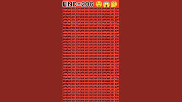Find the different number|#puzzle#illusion#riddle#iq#number#oddnumber#magictricks#numberpuzzle#viral