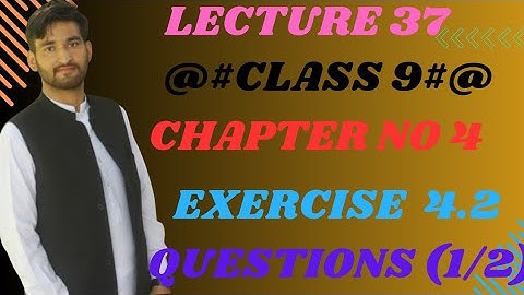 Math Class 9th Chapter 4 Exercise 4.2 Question ( 1/2 ) Topic value of algebraic expression  for R No