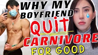 My Boyfriend QUIT Carnivore..Why & What Went Wrong, how it affects our relationship, what he eats