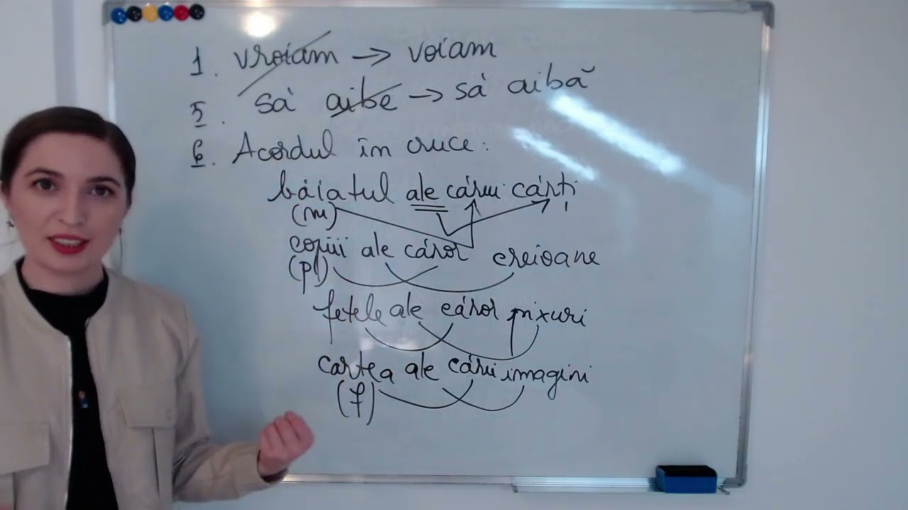 36 de greșeli comune în limba română (ex 7, B)- pregătire pentru Evaluarea națională