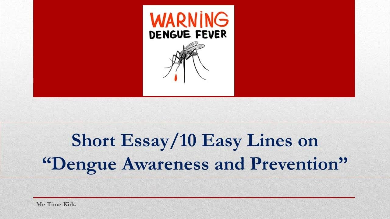 anti dengue essay