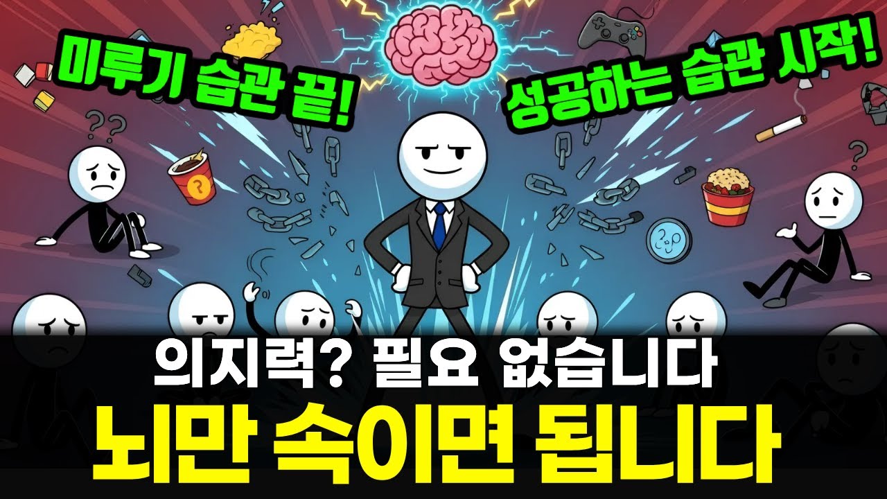 성공하는 사람들은 뇌를 이렇게 속입니다 | 미루는 습관 끊는 4가지 뇌 속임수