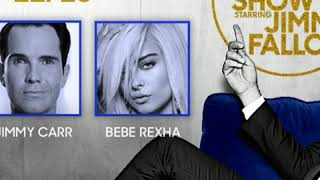 Bebe Rexha Performs in The Tonight show Starring with Jimmy Fallon
