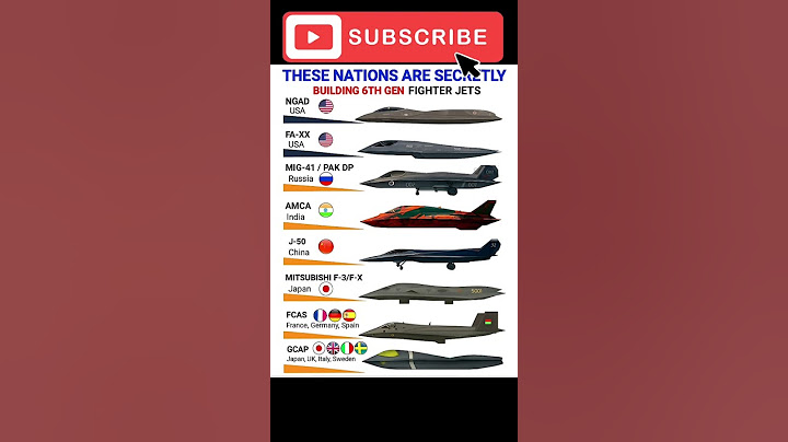6TH GENERATION FIGHTER JETS