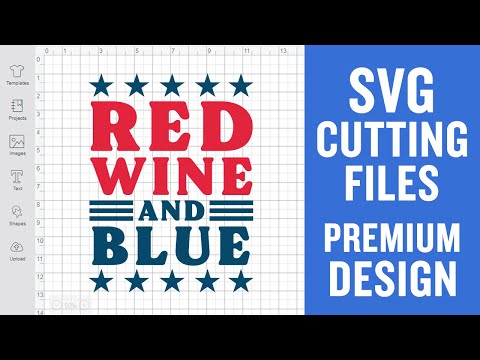 Red Wine Blue Svg Cut Files for Cricut Premium cut SVG